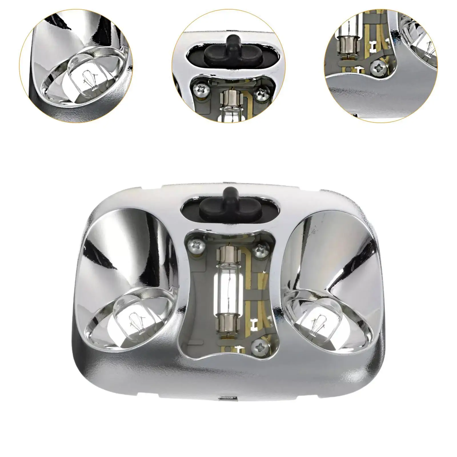 

Car Light Assemblies Durable Overhead Ceiling Reading Lamp for Ford Ranger 1993 2004 Super Cab