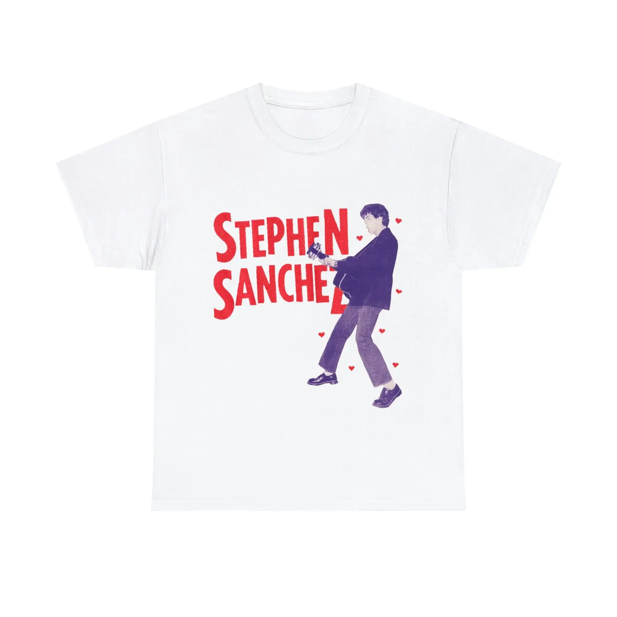 Stephen Sanchez Singer Songwriter Homage T Shirt Fan Retro 90S Sweater Heavy Cotton
