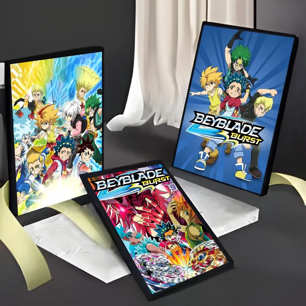 Dynamic Spinning Comic B-Beyblade Art Poster American Film Mural Home Childrens Room Wall Decor Print