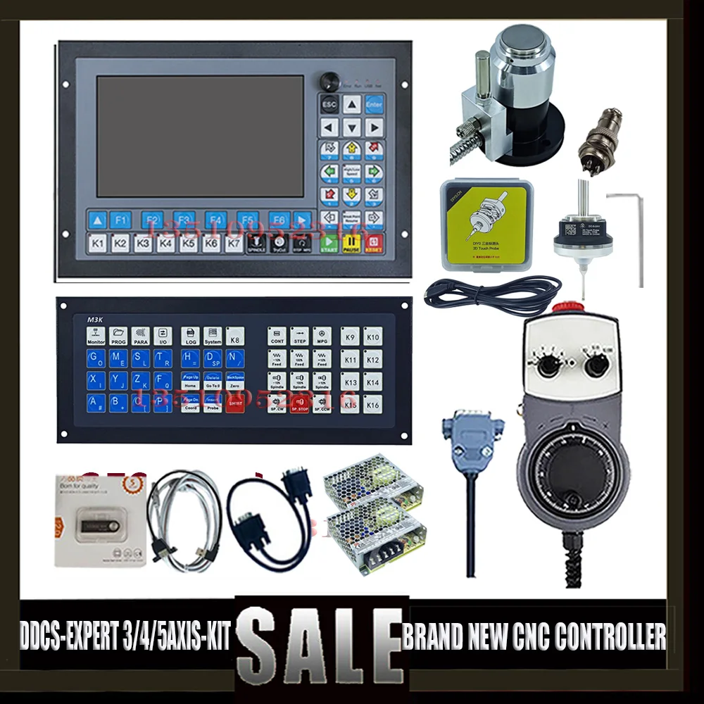 The newly updated 3/4/5 axis CNC off-line controller Ddcs expert supports tool magazine /atc stepping drive to replace DDCSV3.1