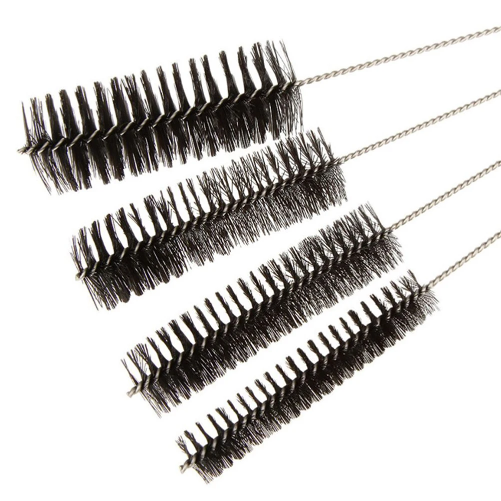 Cleaning Brush Set Easy Access to Hard to Reach Spaces with 10 Pcs Slim Tube Brush Nylon Bottle Pipe Cleaning Set