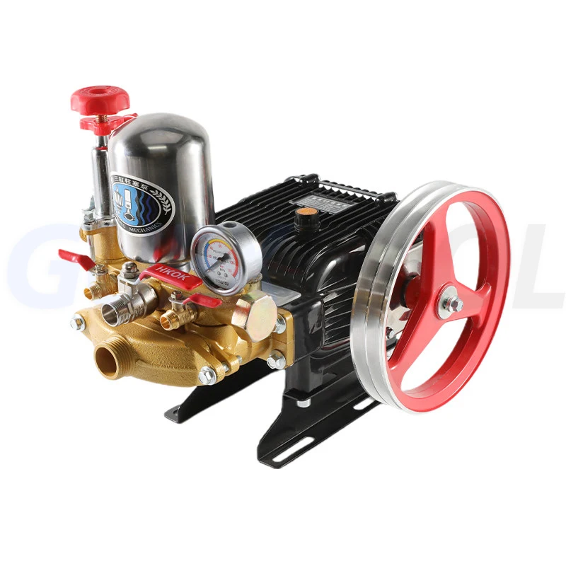 High Pressure Sprayer Pump Ceramic Plunger Agricultural Irrigation Cleaning Pump Large Water Output Durable Spraying Machine view 6