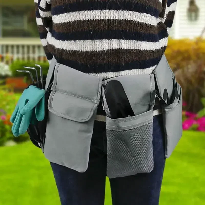 Waterproof Plumbing Removable Tools Tool Bag 4 Organizer Garden Waist Pockets For Electrician Men