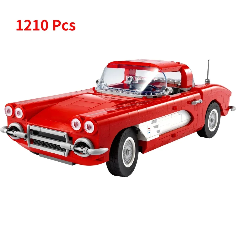 Icons Classic Car Chevroleted Model 10321 Building Blocks Kit for Adults Gift Idea for Classic Car Lovers Bricks Toys For Boys