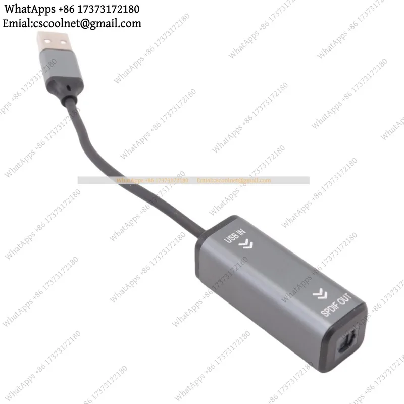 USB to Optical Audio Converter,16bit 96kHz Digital Audio Adapter, USB to SPDIF Toslink for PC Laptop to Soundbar Speaker System