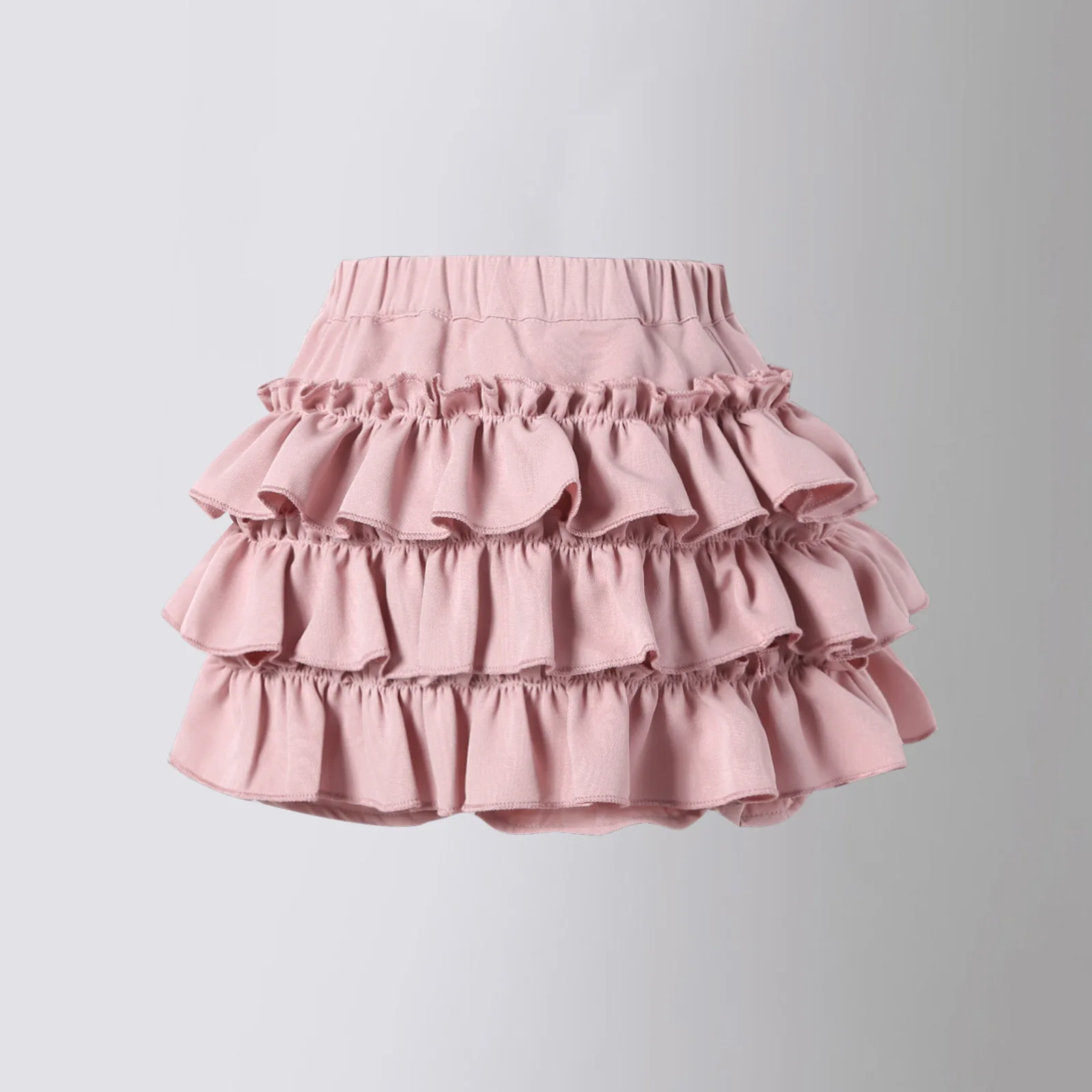 Children's Clothing Girls' Short Skirt Spring and Summer 2024 Girls' Short Pleated Skirt Cake Skirt Children's Korean Skirt