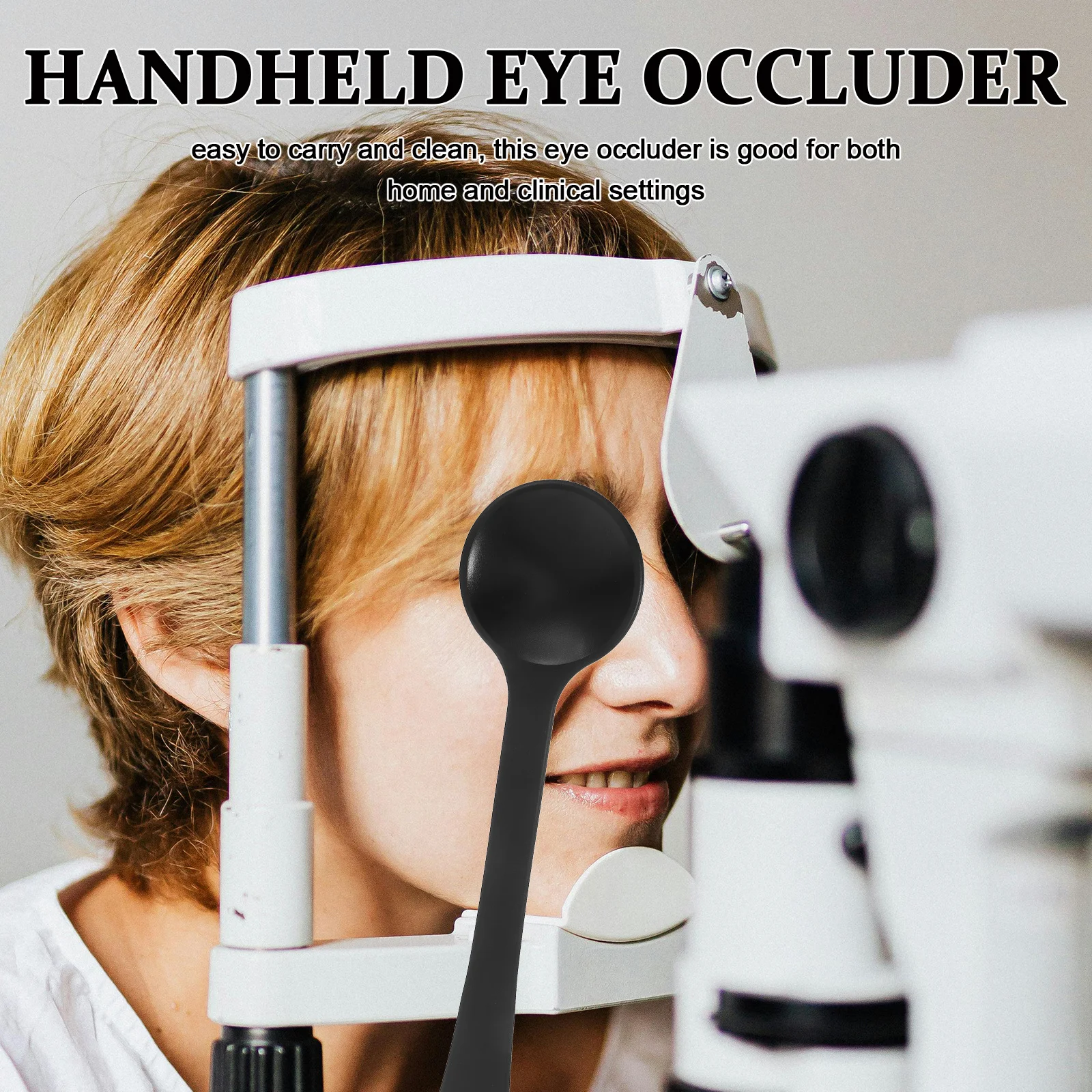 

2 Pcs Eye Patch Cover Tool Testing Apparatus Black Patches for