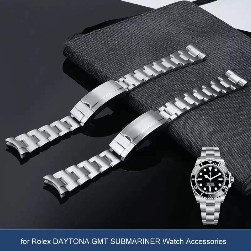 

Watch Bracelet for Rolex DAYTONA GMT SUBMARINER Watch Accessories Metal Solid Stainless Steel Watchbands 20mm 21mm