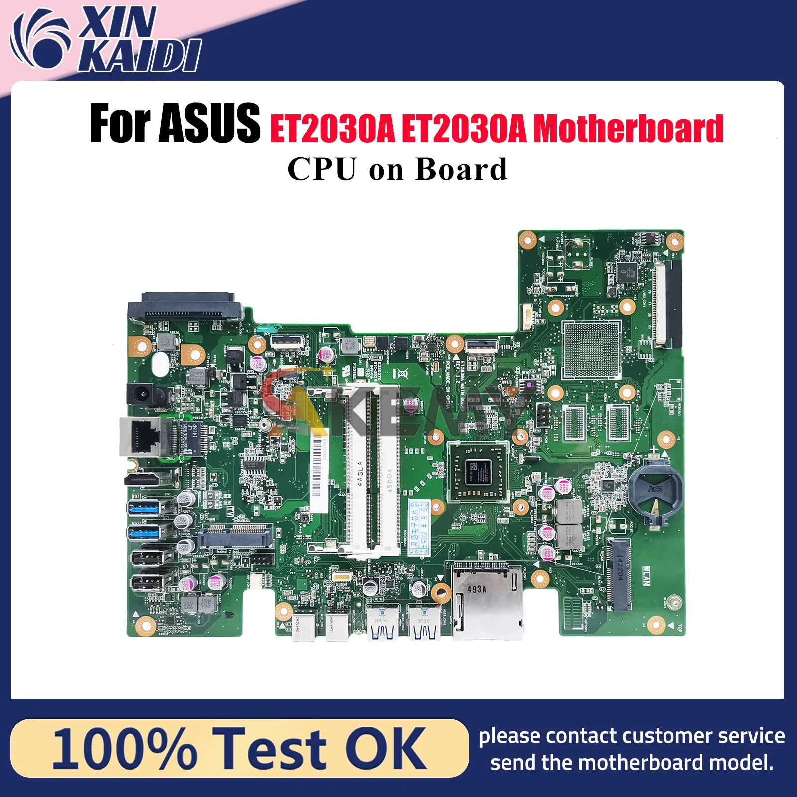 

ET2030A Laptop Motherboard For ASUS AIO ET2030 ET2030A Mainboard With CPU 100% tests OK fast shipping High quality