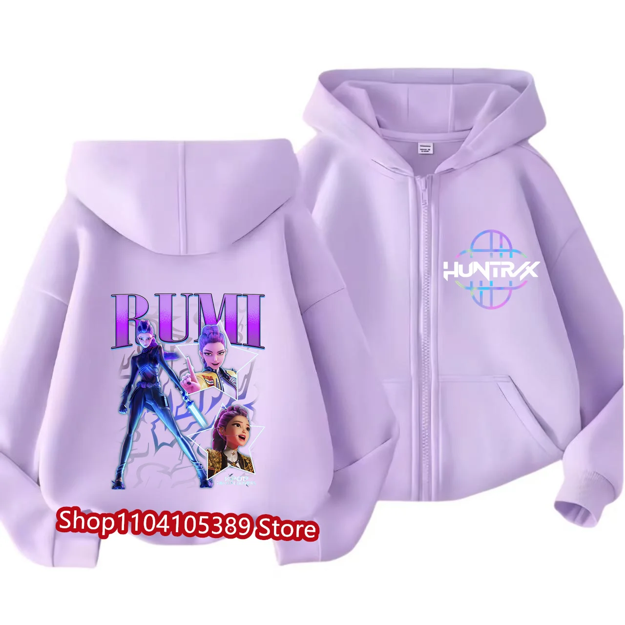 2026 Movie Zip Up Sporttshirts Kpop Demon Hunters Hoodie Children Clothes Kid Girl Boy Sweatshirt Zipper Hoody Baby Casual Top