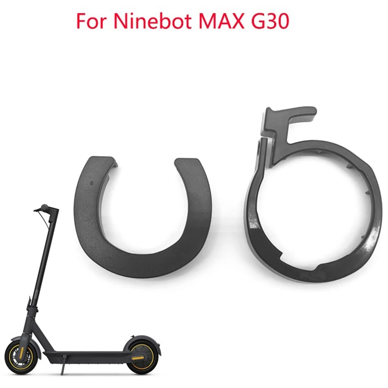 Scooter Frente Tubo Stem Folding Guarda Anel, Ninebot MAX G30, Seguros Círculo Peças, 5X