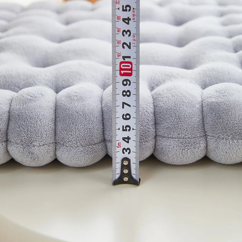 Nowa Duża Poduszka Pluszowa w Kształcie Ciastka, Miękka Kreatywna Poduszka na Krzesło, Dekoracyjna Poduszka na Siedzenie w Kształcie Ciastka, Japońska Poduszka Tatami na Plecy