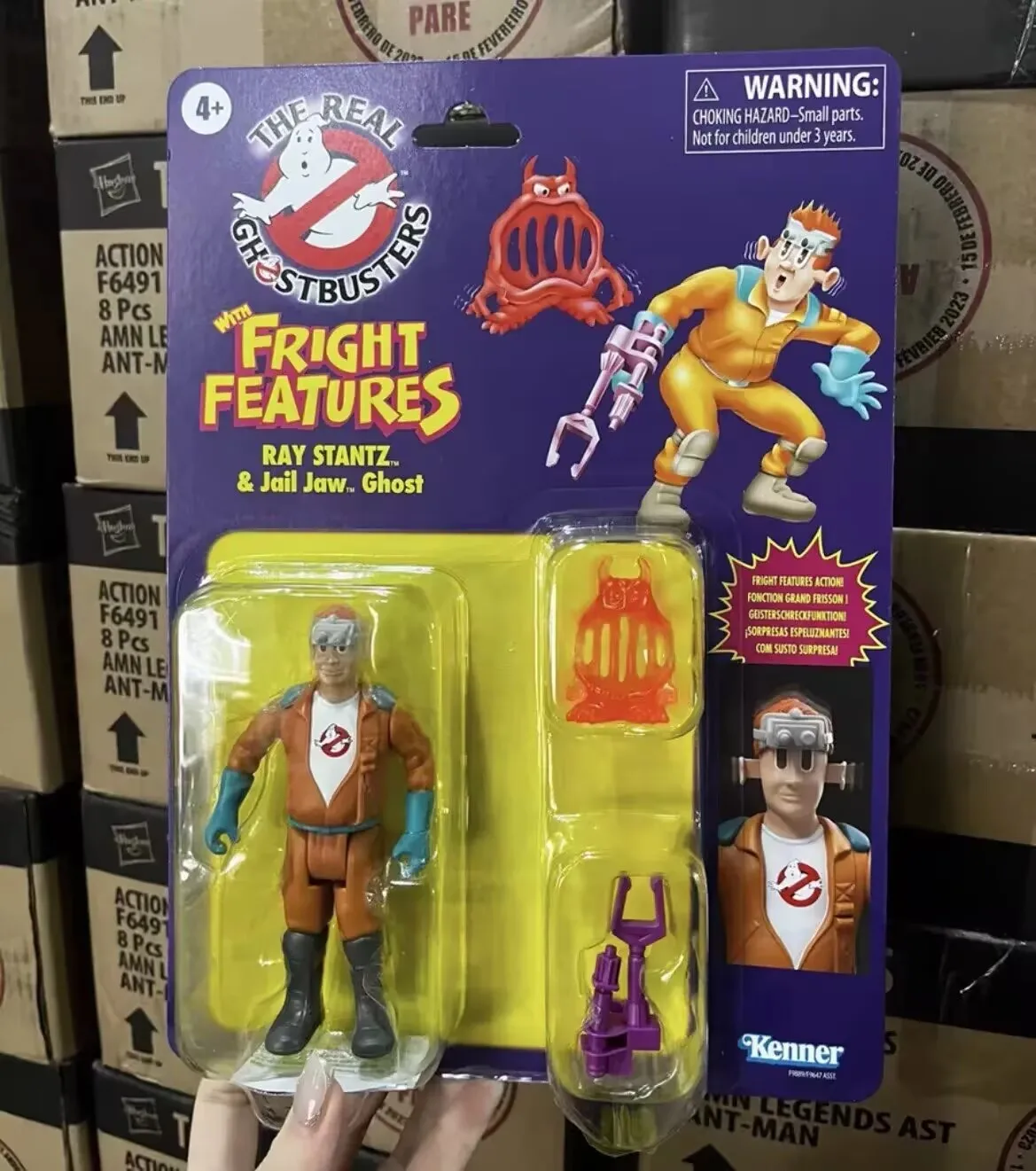 شخصية Ghostbusters Retro Card Reprint Ray Stantz مقاس 6 بوصات - رسمية متوفرة في المخزون