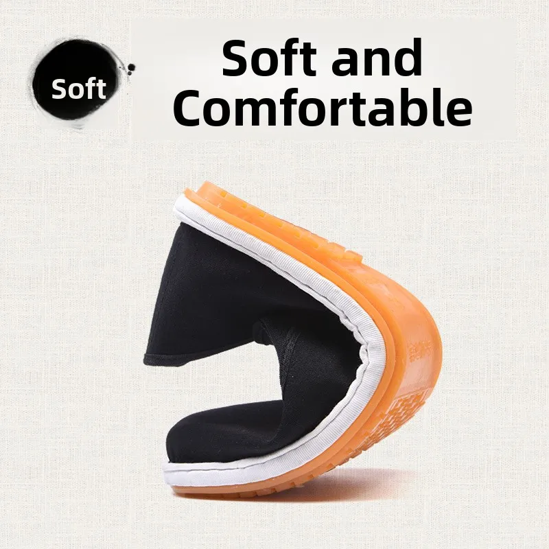 Beijing Old Man Canvas Shoes Men's  Spring New Work Shoes Summer Middle-Aged Dad Anti-Slip Casual Shoes Simple Style roun...