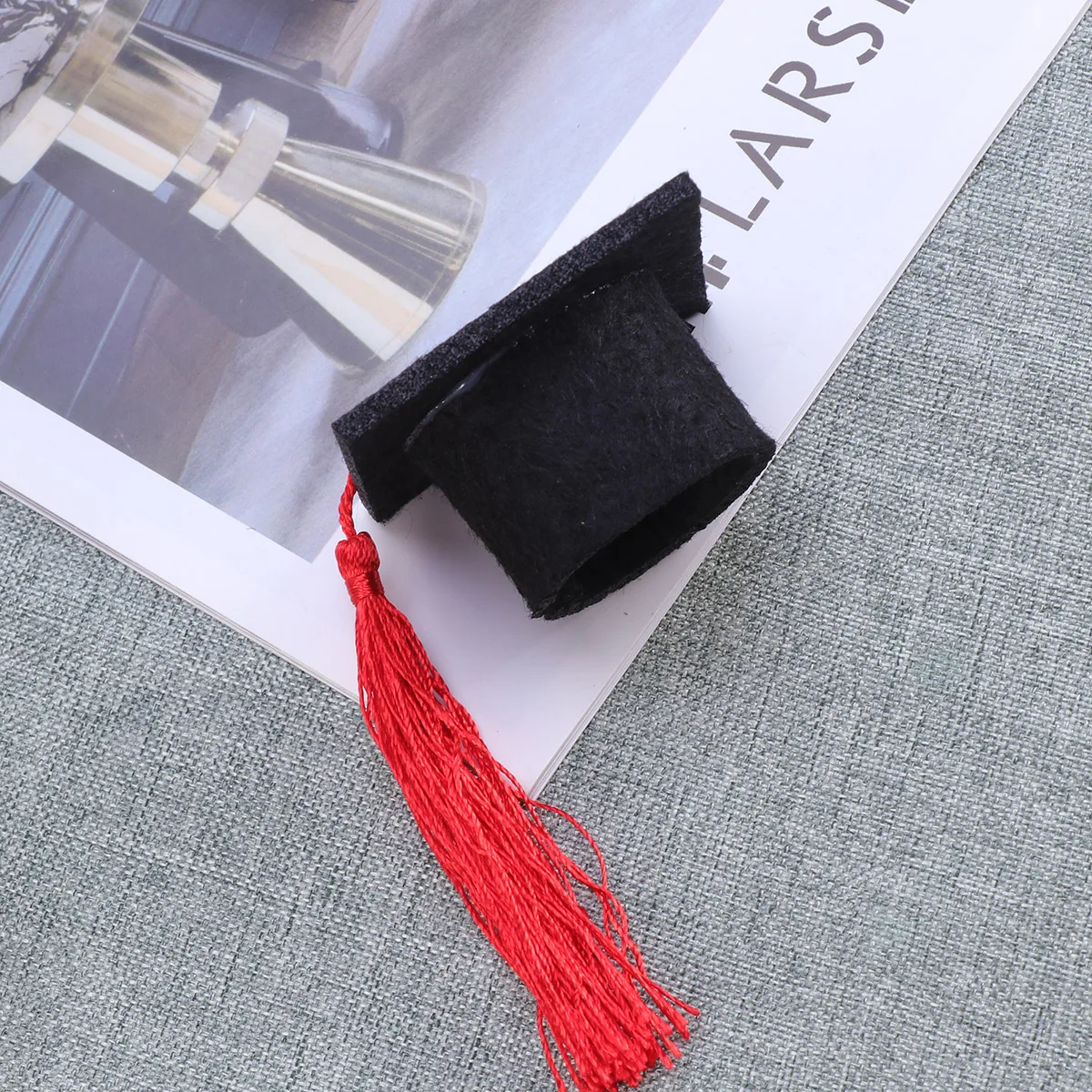 

Bachelor's Hat Decorations Hats Birthday Party Bottle Mini Doctoral Cap with Tassels Tiny Top Doctor's