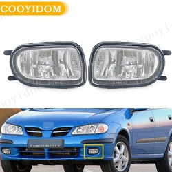 Car Front Bumper Fog Car Lights Driving Lamp headlight Foglights For Nissan Almera Sunny 2000-2004 For car Fog Lamp Assembly