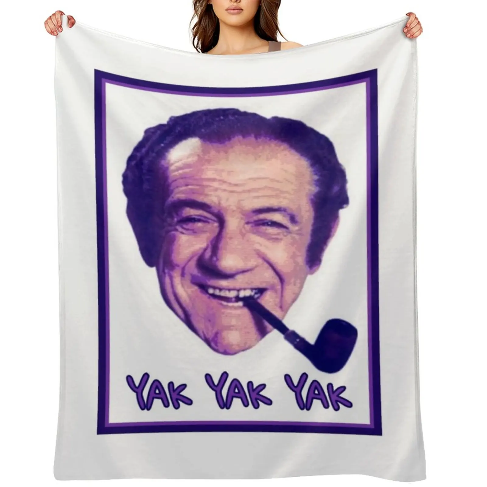 

Sid James - Carry On Films Throw Blanket warm winter Blankets Sofas Of Decoration Hairy blankets ands Blankets