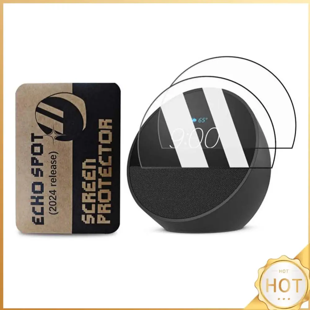 2 PCS HD Screen Protector Anti-Scrach Protector Film Anti-Fingerprint Screen Protective Film for  Echo Spot (2024 Release)