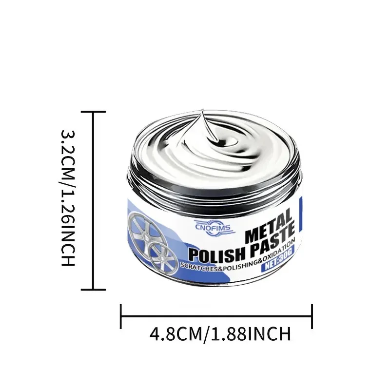 Fasilawei Universal Wheel Hub Repair Kit: Alloy Scratch/Wear Fix, Oxidation Protection & Rim Polish Paste