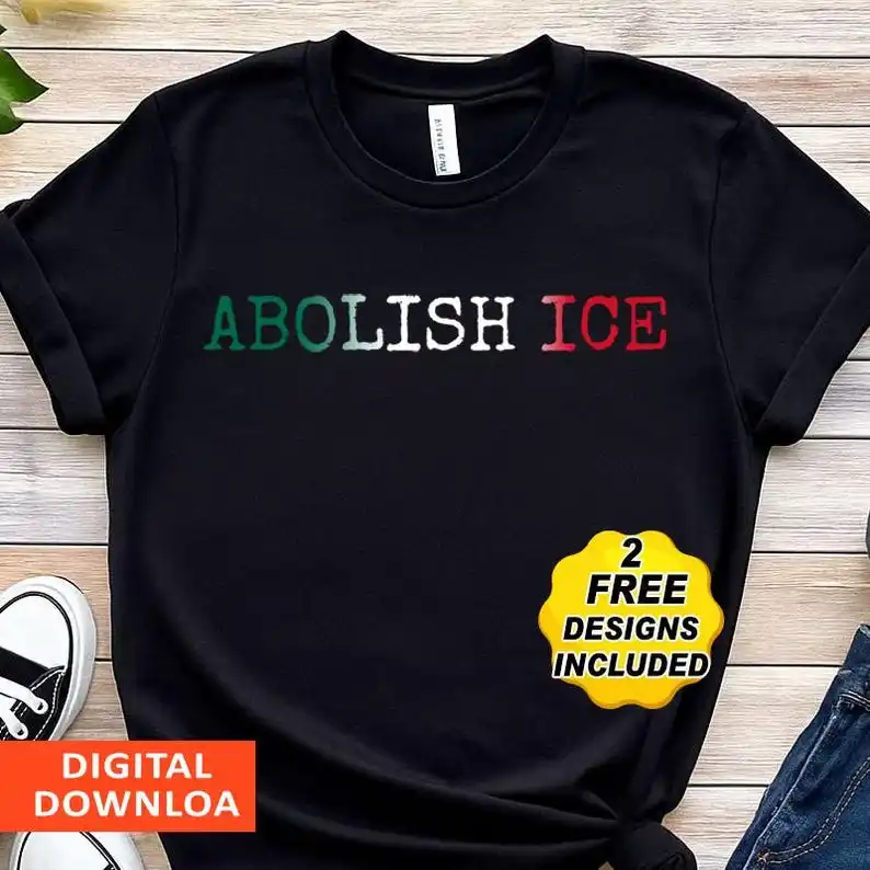 Abolish ICE T-Shirt / No Human Is Illegal on Stolen Land / Mexico /Mexican Shirt /Chinga La Migra Ice Out of La T-Shirt