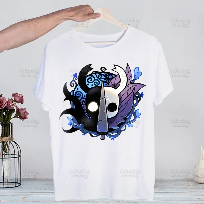 Hollow Knight Game Shirt Novelty  Vintage Crew Hollow Crew Team Neck Men\'s T-Shirt Women Top Tee Gift Streetwear