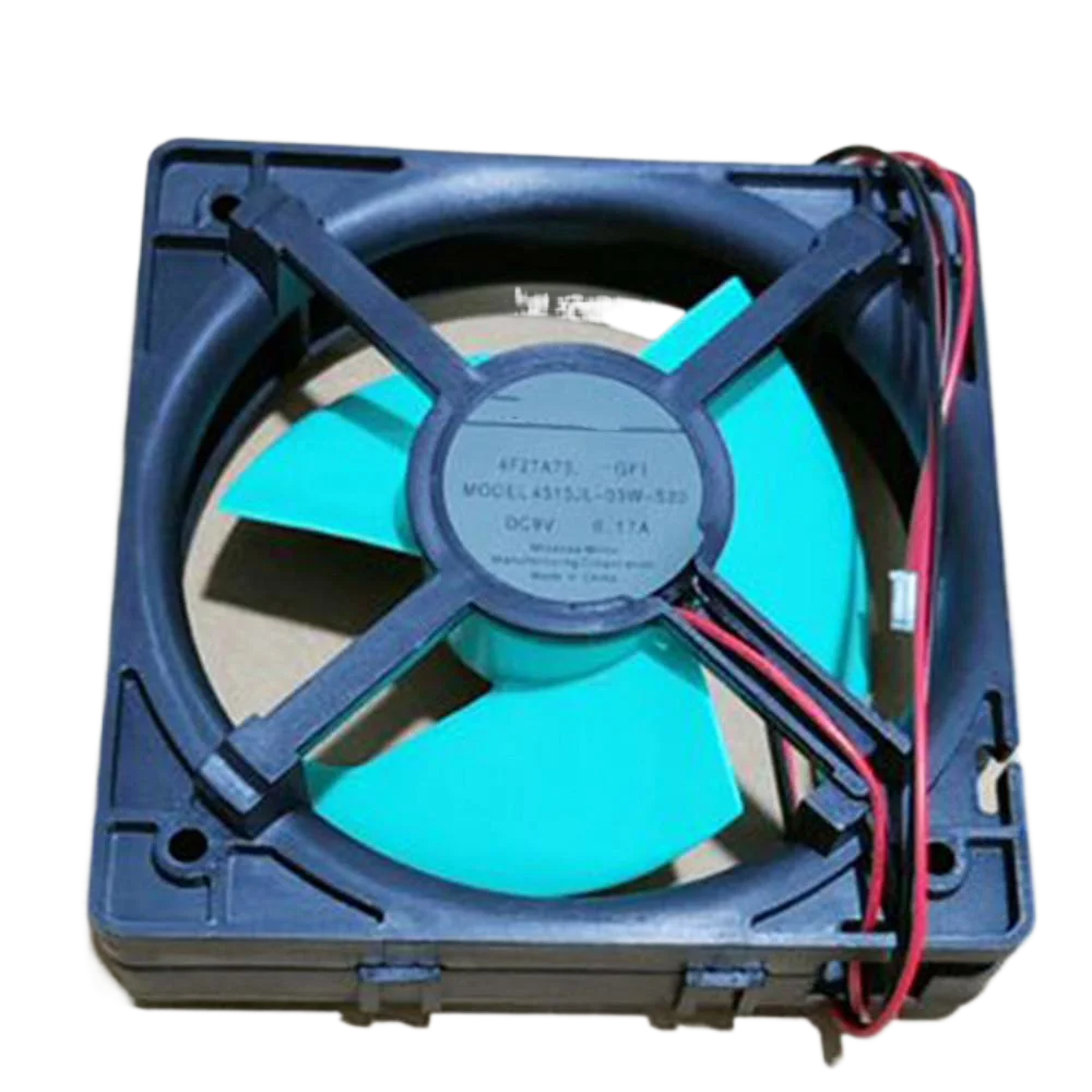 Ersatz-Lüfter DC 9 V 0,17 A 2-Draht-Serverkühler 4515JL-03W-S20 für Haier BCD-231WDCV/WDCY Kühlschrank mit Gefrierfach