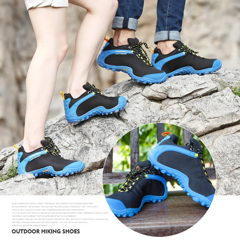 

Fall and winter warm waterproof snow hiking boots men's high-top outdoor climbing mountaineering shoes