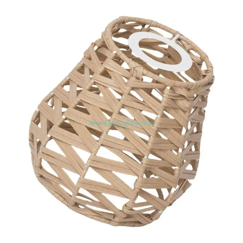 E74E Soft Rattan Lampshades Pendant Light Shade Perfect for Room and Restaurant