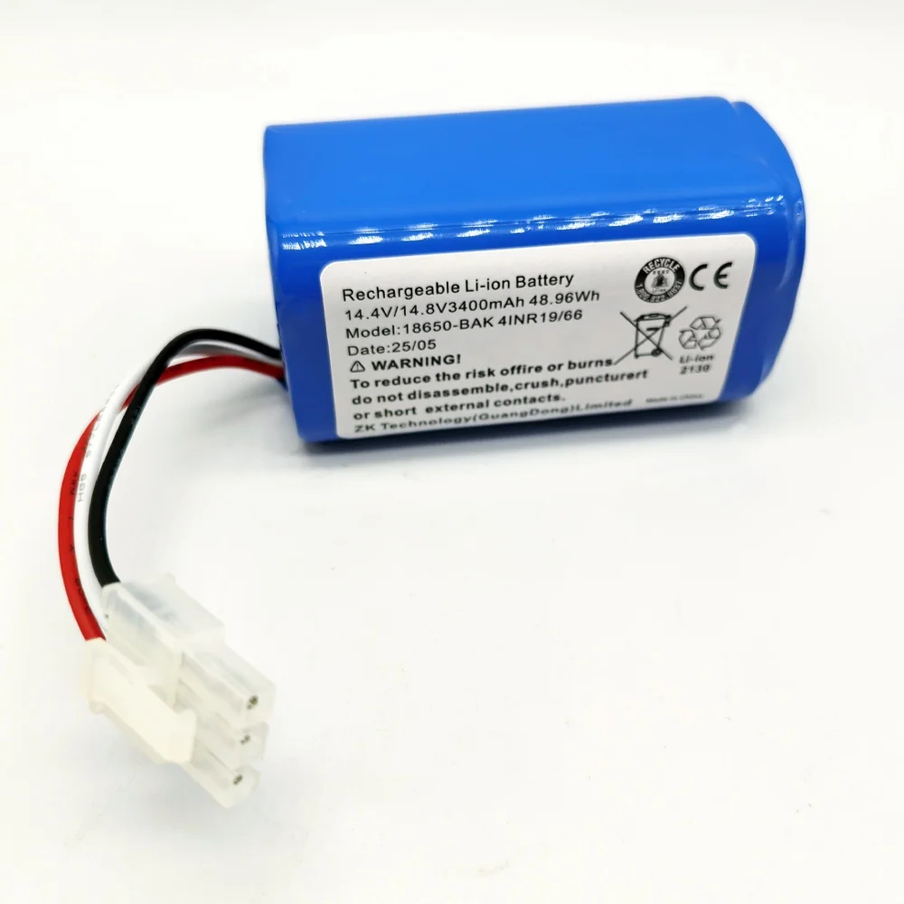 14.8V 3400mAh for ICLEBO ARTE YCR-M05 POP YCR-M05-P Smart YCR-M04-1 Smart YCR-M05-10 YCR-M05-30 YCR-M05-50 ✈️