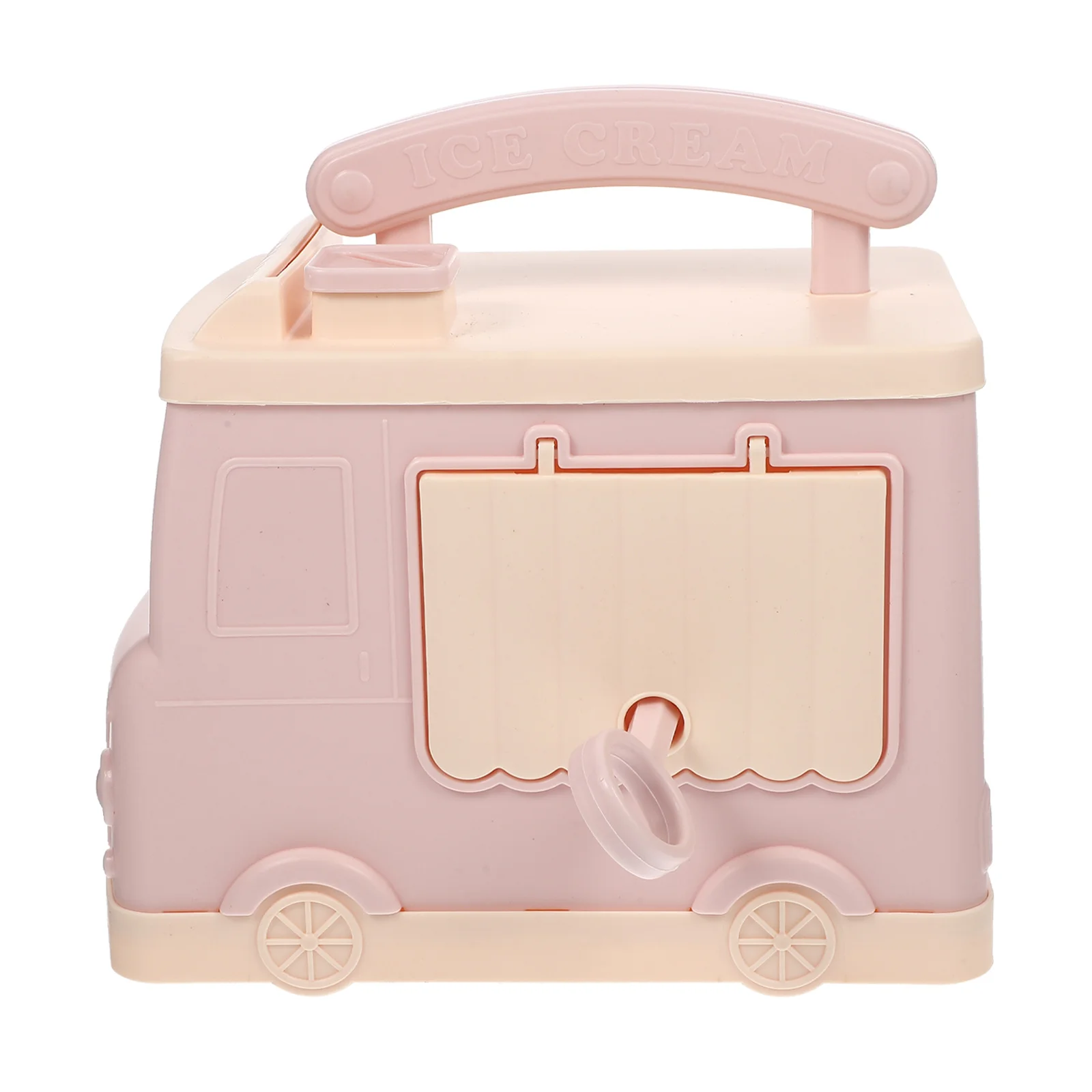 Adorável cofrinho de carro para crianças seguro inquebrável pote de dinheiro adorável pote de poupança de moedas bonito acessório decorativo de mesa