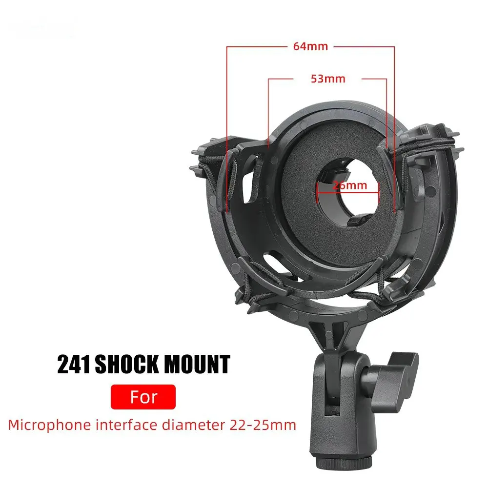 สตูดิโอบันทึกเสียงคอนเดนเซอร์ไมโครโฟน Mount & ขาตั้งพลาสติก Shock Mount ใช้ได้กับ AKG c2000/c3000/c4000/c414