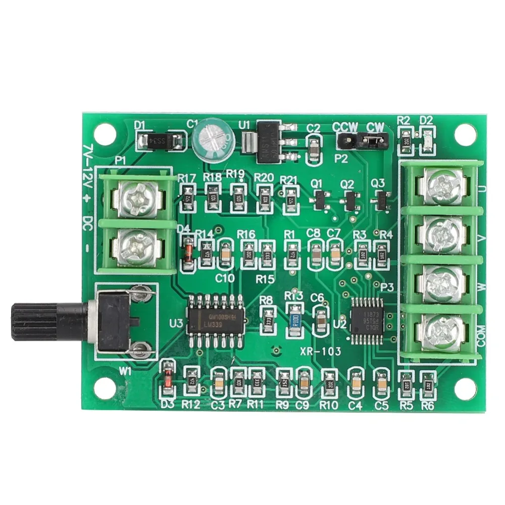 7V-12V DC Brushless Motor Driver Adjustable Speed Compact Speed Control Board Optical Drive Motor Controller