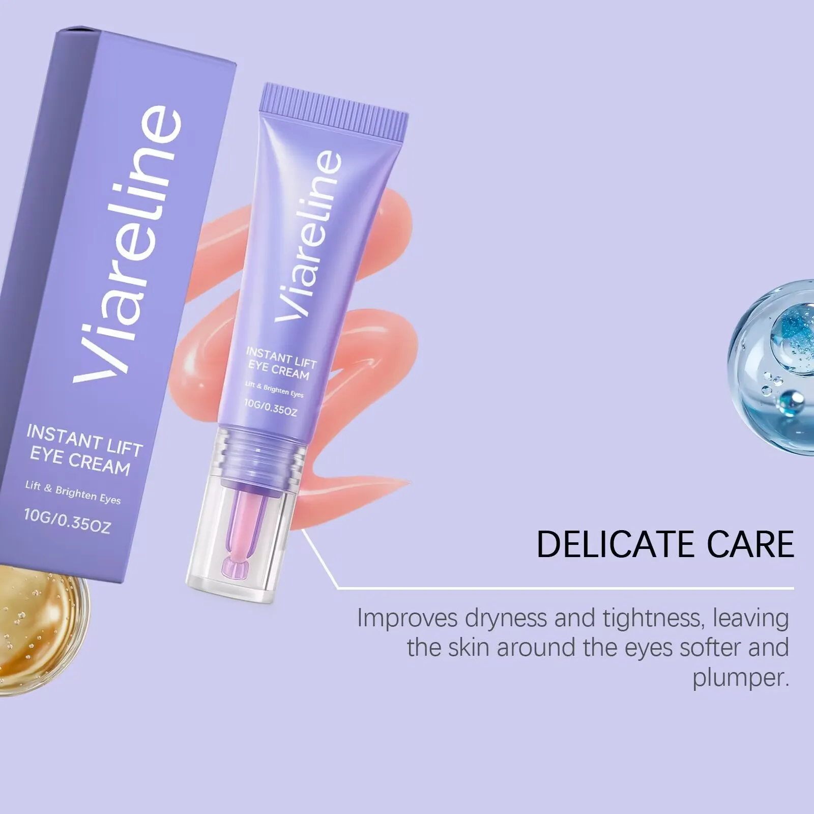 Instant Eye Bag Removal Cream Retinol Anti-Wrinkle Firming Skin Fade Fine Lines Anti Dark Circle Puffiness Brighten Eye Skincare