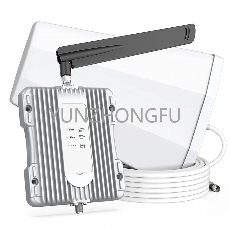 

4G Cellphone Signal Booster Cellular Amplifier 900 1800 2100 Multi-band Mobile Phone Signal Repeater GSM PLS-F1