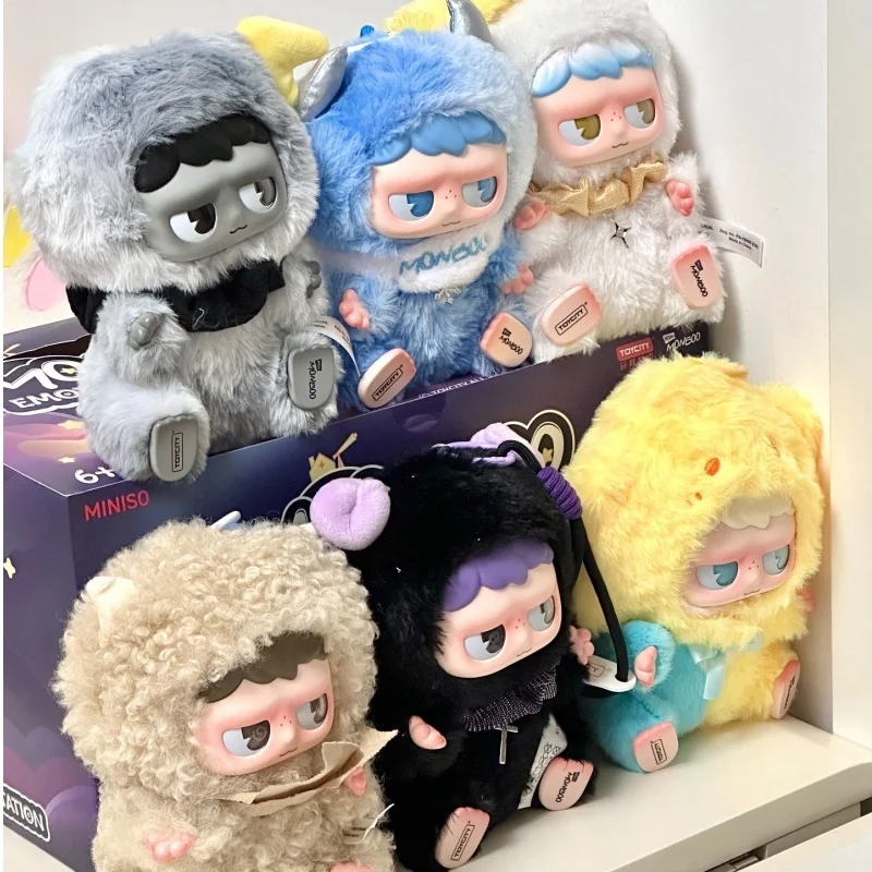

Genuine Monboo Emotional Weather Station Series Blind Box Cute Vinyl Plush Bag Pendant Doll Mystery Box Collect girl toy gift