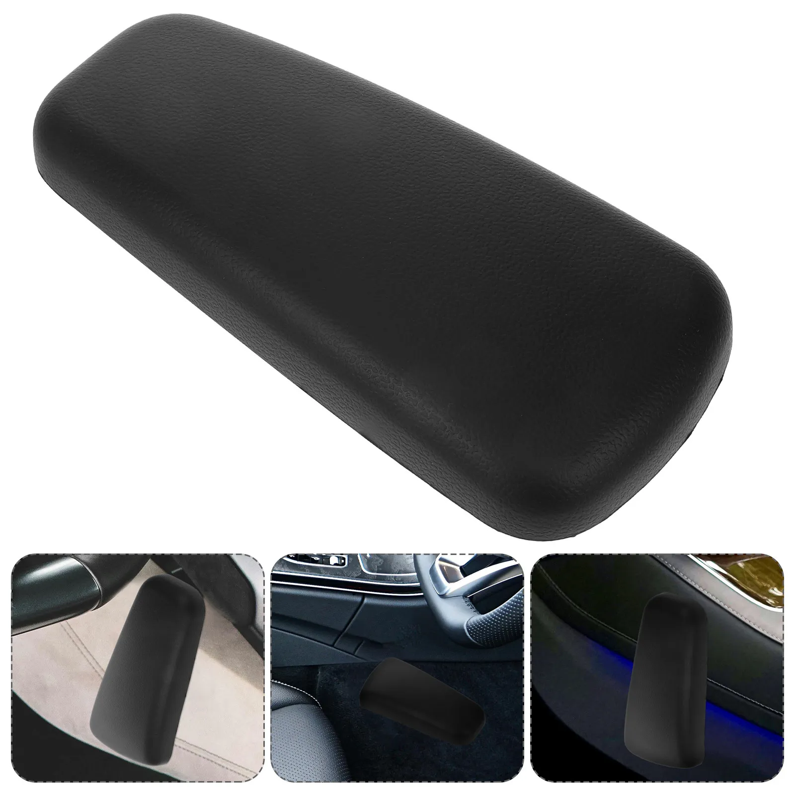 

Car Knee Pad Leg Rest Pad for Car Door Center Console Soft Cushioned PU Surface Non Slip Base Thigh Elbow Support Automotive
