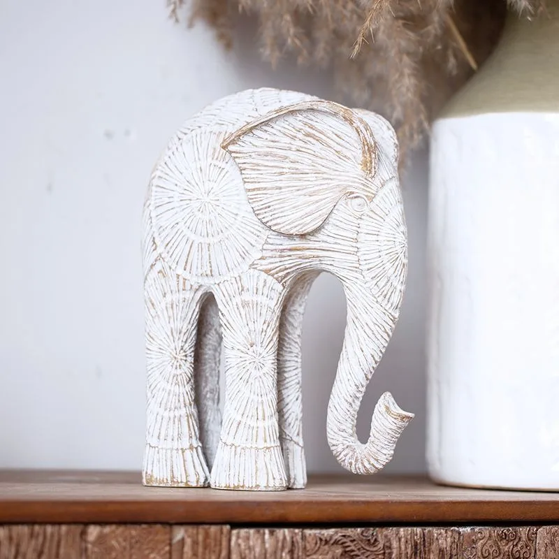 French ornament elephant sculpture desktop decoration