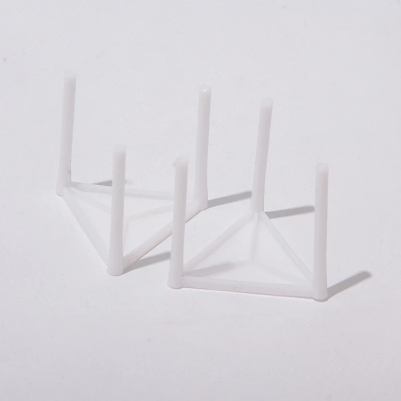 100Pcs Plastic Pizza Saver Stands Disposable Pizza Packing Tripod Holder Stack Fixing Support Rack