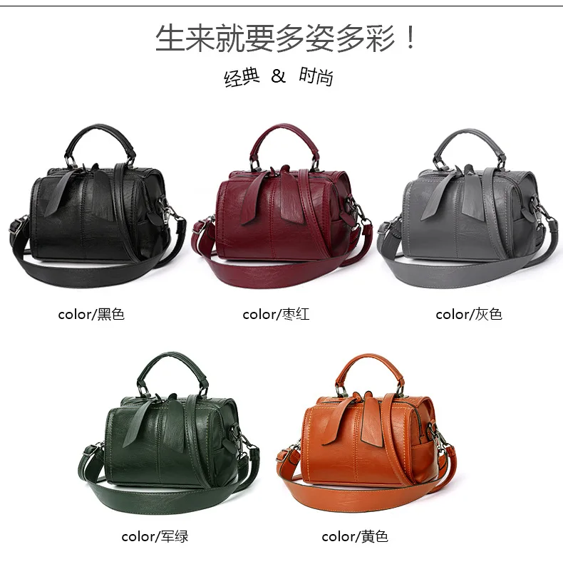Mode Koreanische Version Neue Weibliche Handtasche Einfache Weiche Leder Schulter Tasche Klassische Bogen Umhängetasche frauen Kleine Quadratische Taschen – Detail 9