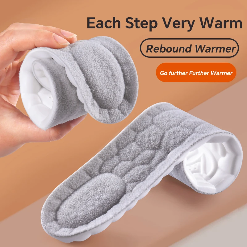 1 Pair Self Heated Thermal Insoles for Feet Winter Warm Insoles for Men Women Sports Shoes Self-heating Shoe Pads