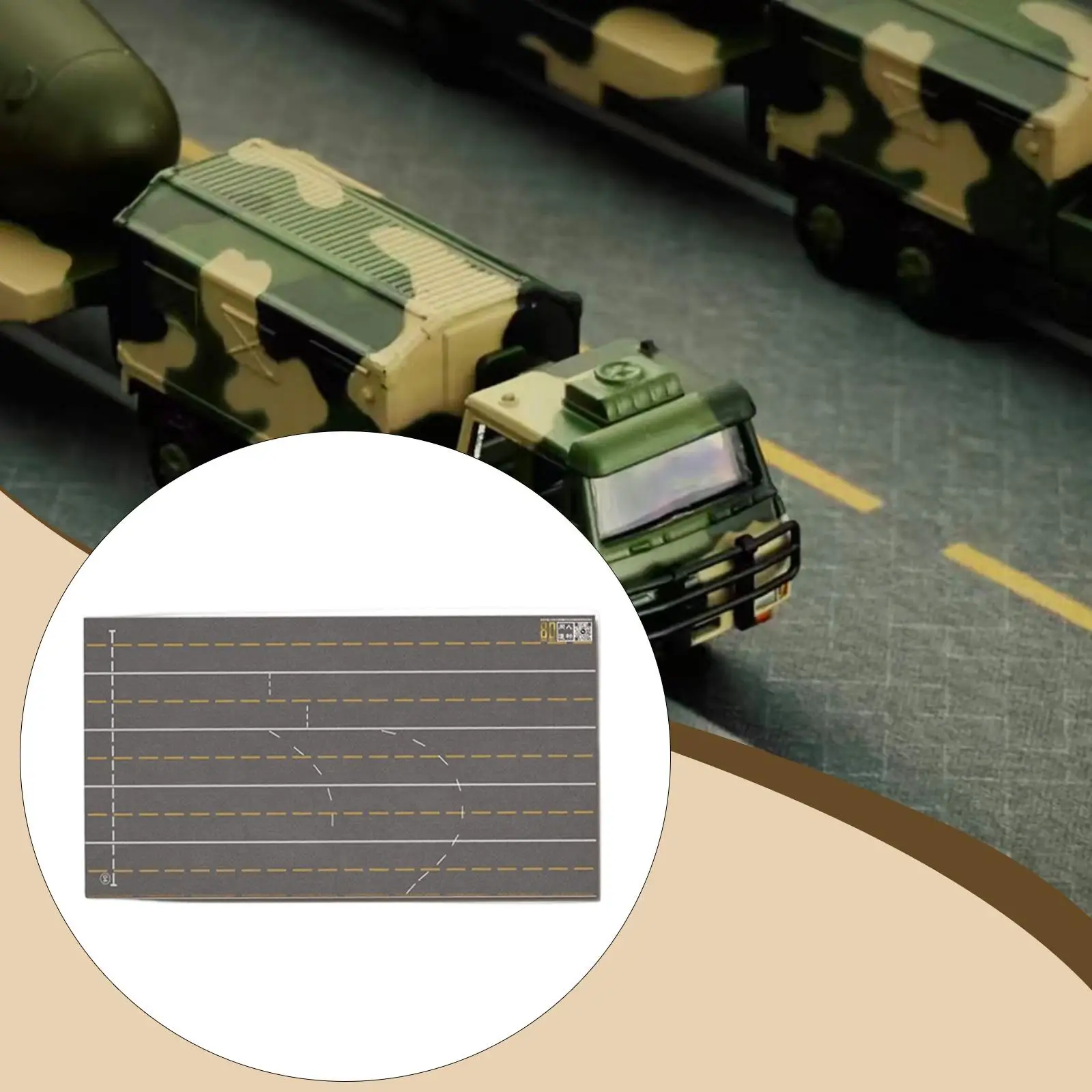 

Дорожный коврик 1:64 для парковки и демонстрации, с принтом, рулонный, для гаражной диорамы, миниатюрная демонстрационная сцена