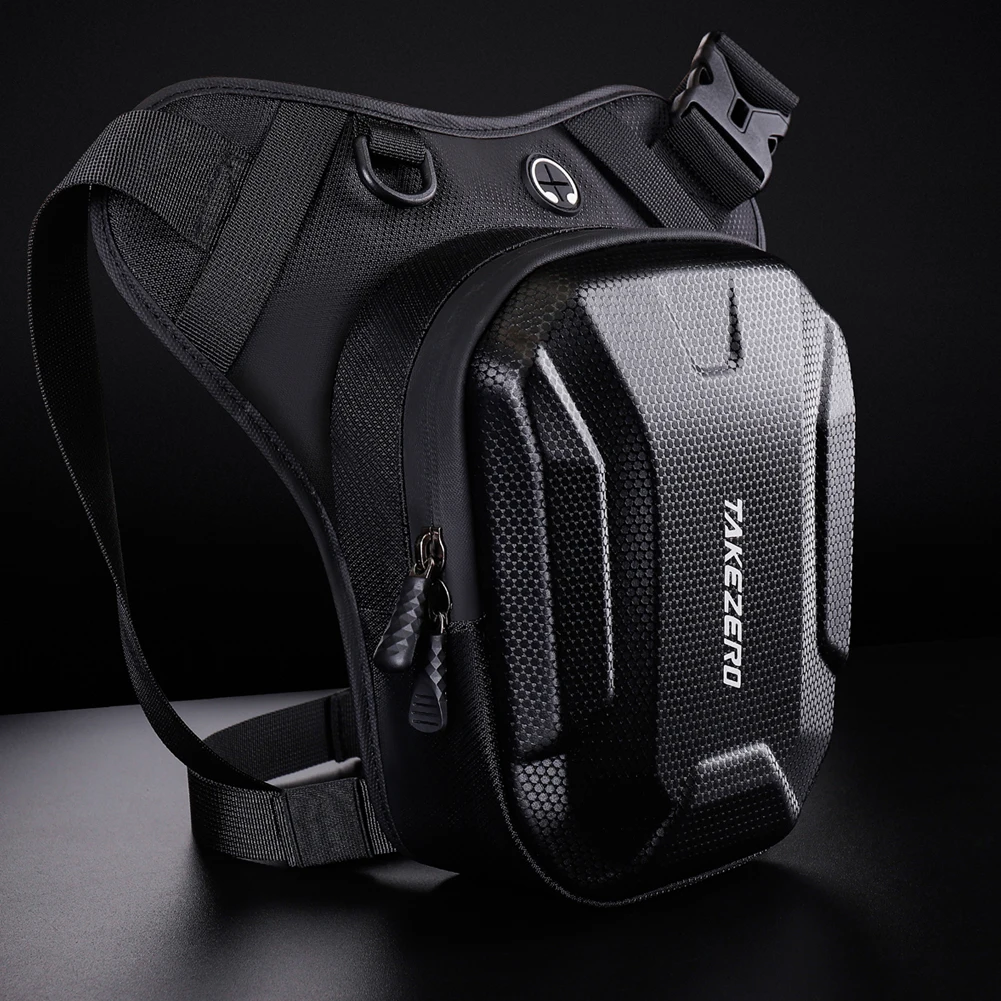 

Motorcycle Drop Leg Bag Adjustable Motorbike Wasit Bag Large Capacity Cycling Crossbody Bag for Outdoor Sports Ride