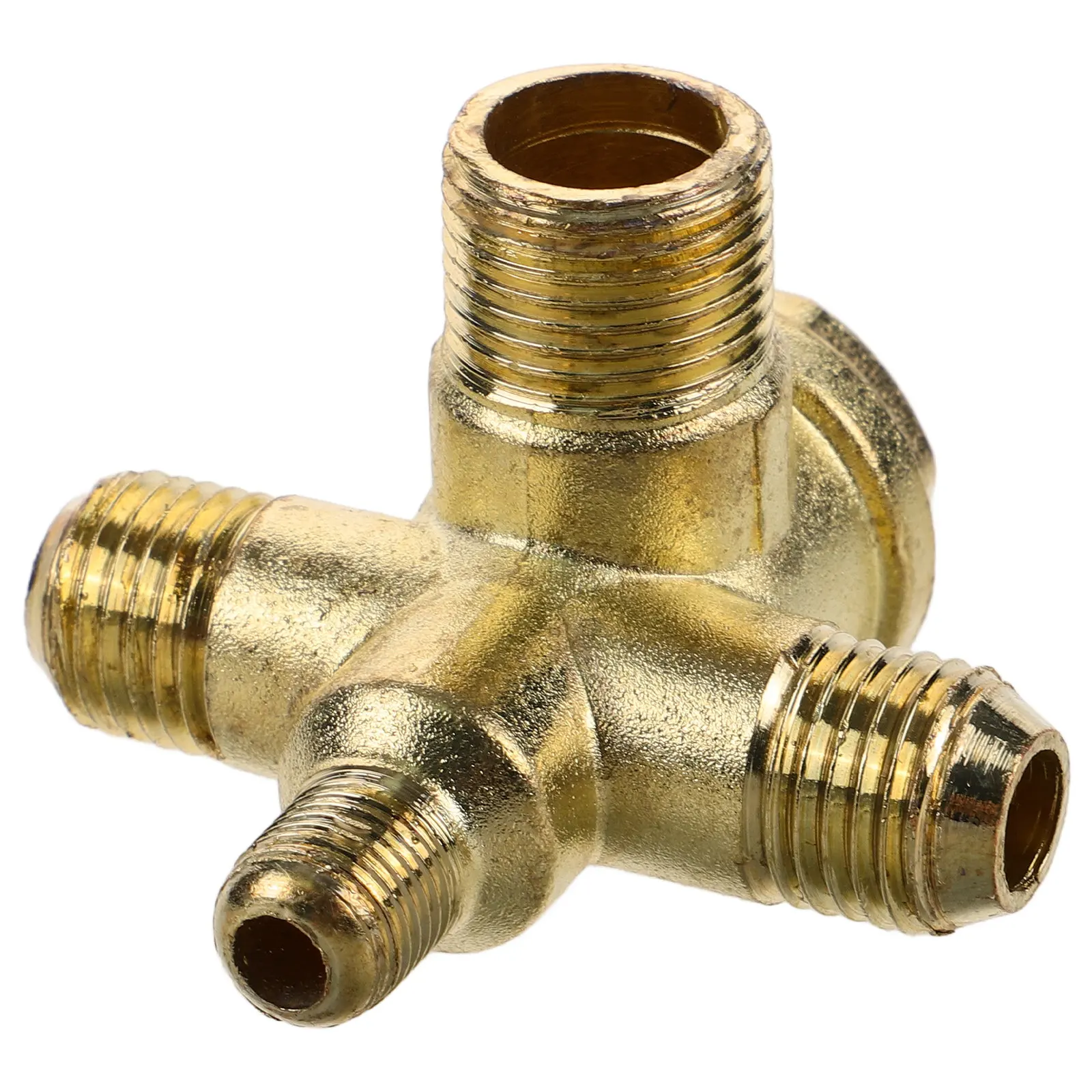 4-Way Threaded Air Compressor Check Valve, Non-Return Pneumatic Safety Control Valve