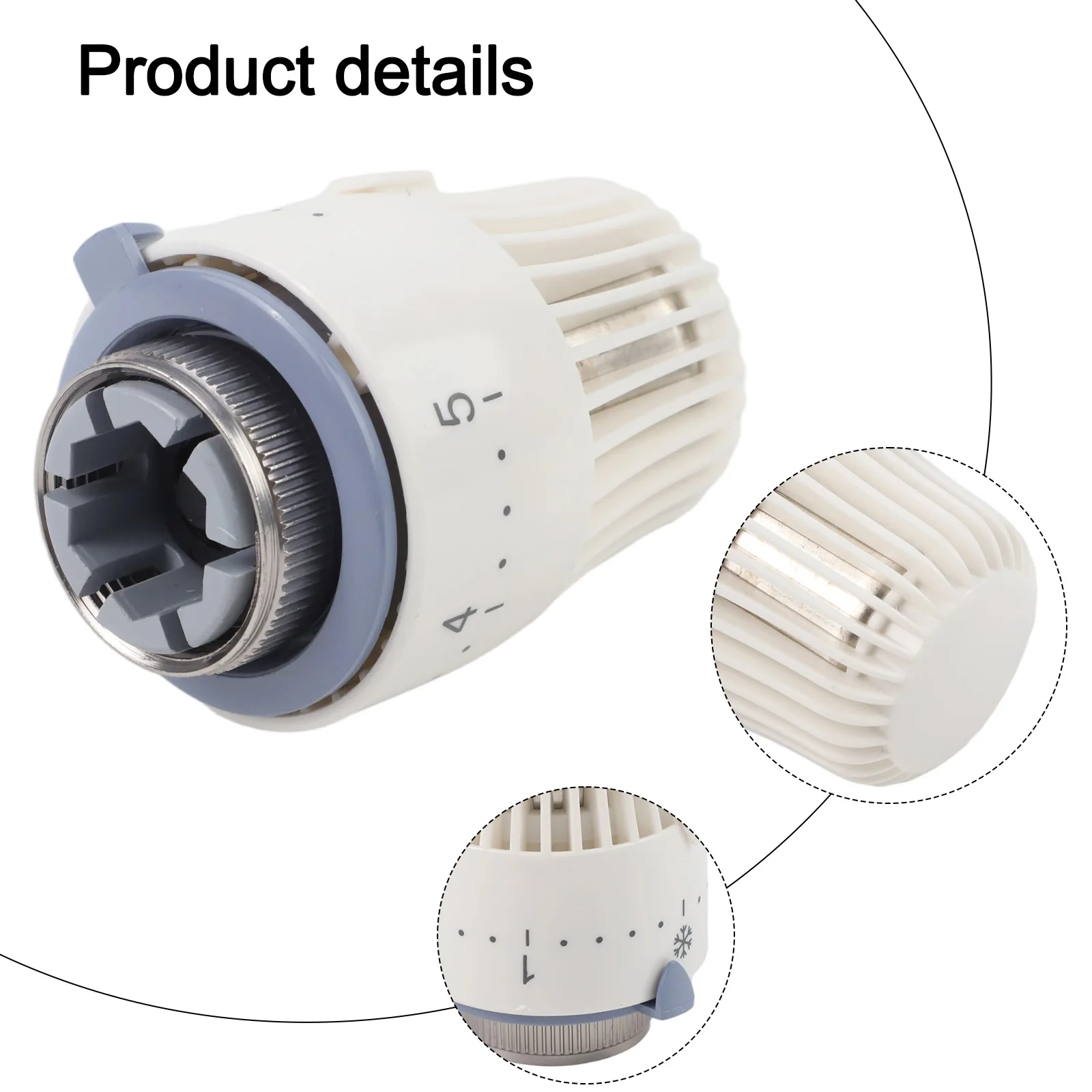 Accessory Valve Head NEW Bronze 6 28 C ABS PC Engineering Plastic Control M30X1 5 Sensor Head 1pcs Radiator Valve