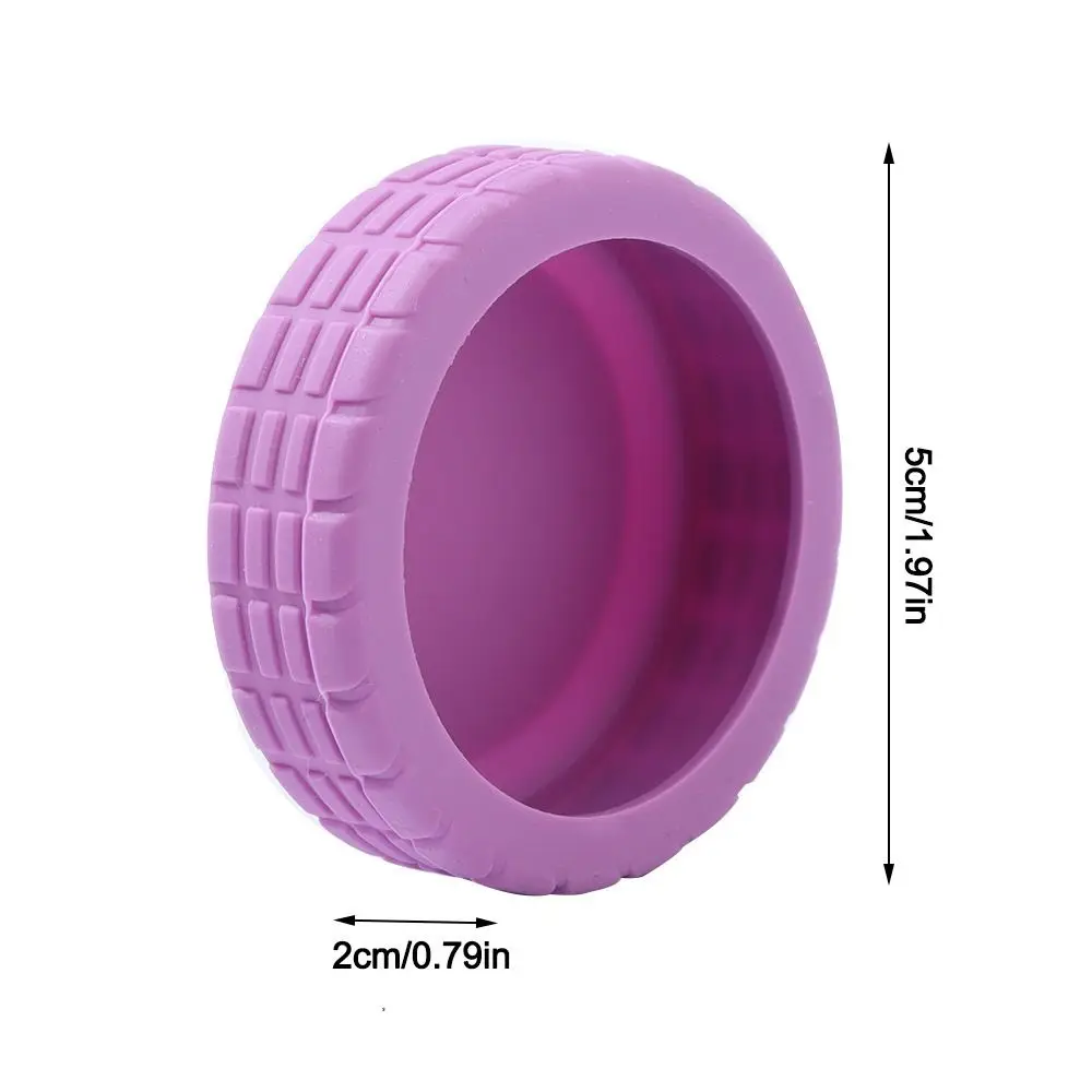 سيليكون عجلات الأمتعة حامي تقليل عجلة ارتداء الضوضاء عجلات غطاء حماية عجلات حقيبة غطاء للحماية #3