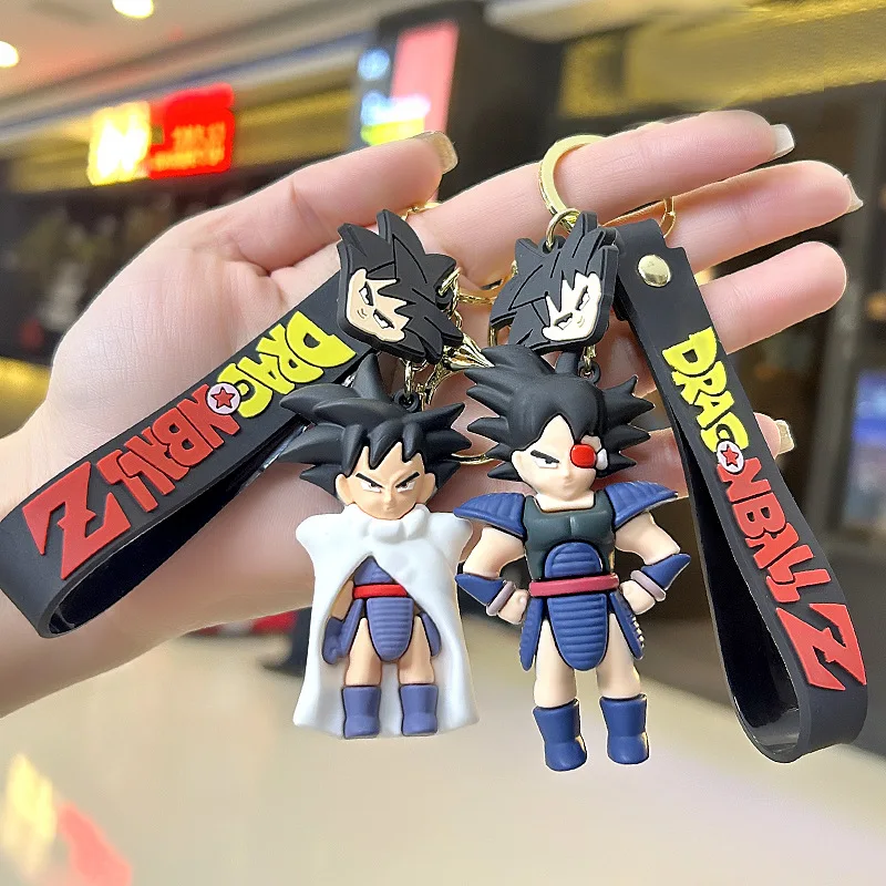 Cartoon Anime Dragon Ball Son Goku Kuririn Vegeta Gohan Piccolo Keychains Accessories Decoration Figure Gift