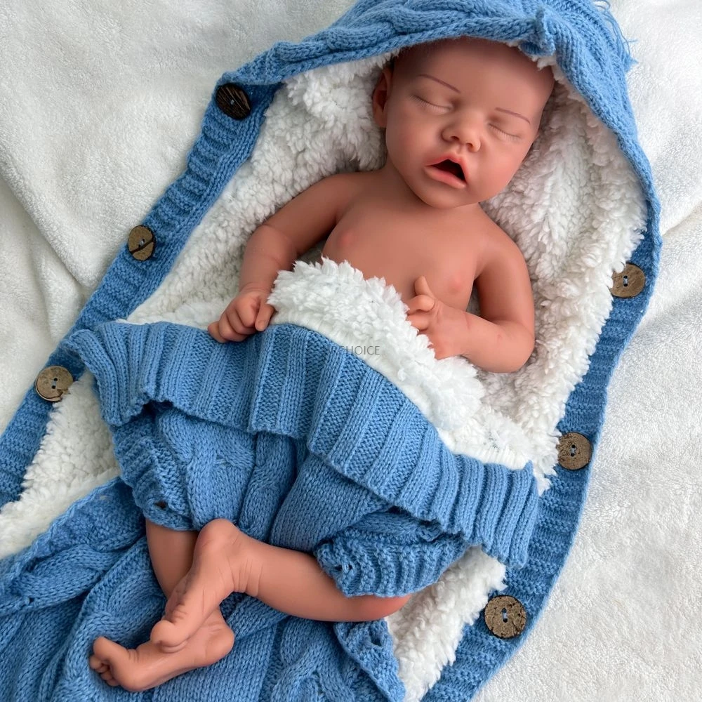 3D Huid Handgemaakte Geschilderde Baby Meisje 18Inch Full Body Zachte Siliconen Reborn Pop Levensechte Wasbare Gewogen Pop voor Collectie