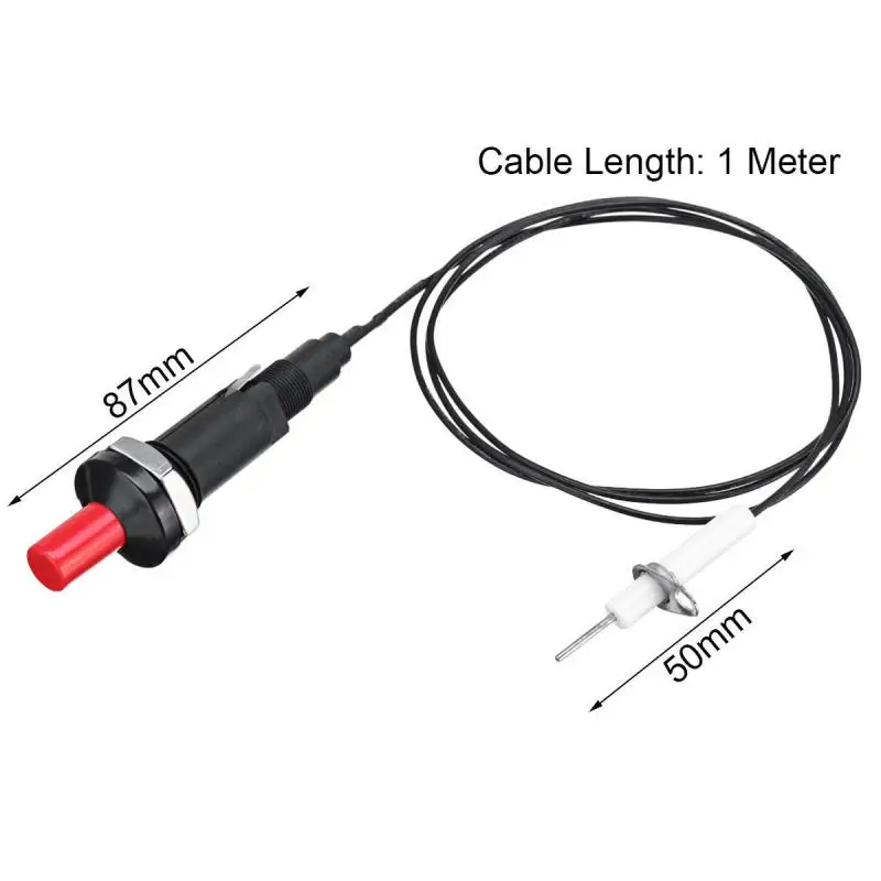 Газовый нагреватель, пьезозажигатель, кнопка свечи зажигания, бытовой кухонный барбекю набор пьезозажигания с кабелем, прибор, 1/3/5 шт.