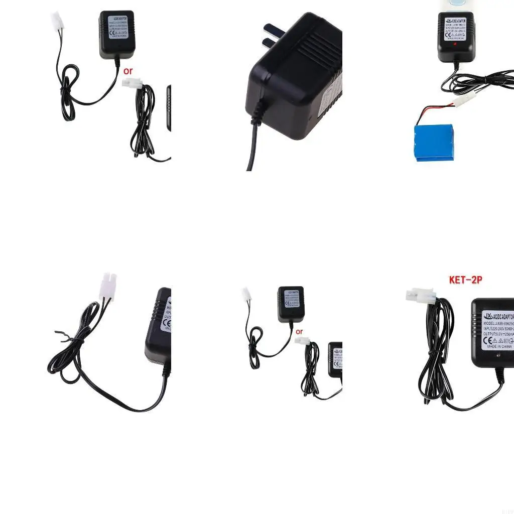 E1PF Intelligent RC Battery 9.6V Ni-MH Battery Packs Connector for Remote Toy