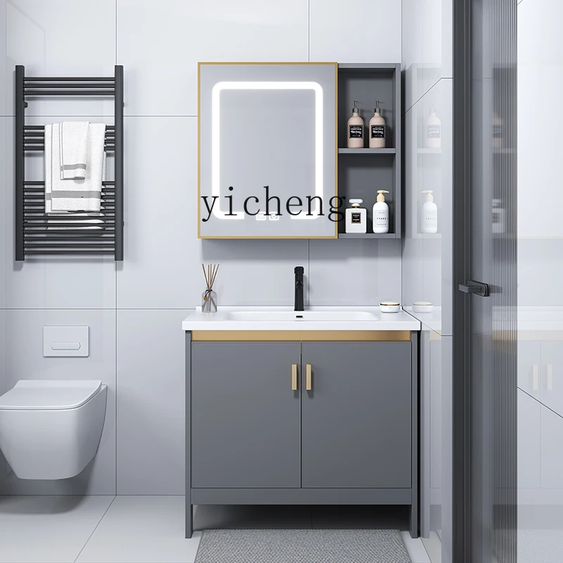

LX Combination Washbasin Bathroom Floor-Standing Ceramic Integrated